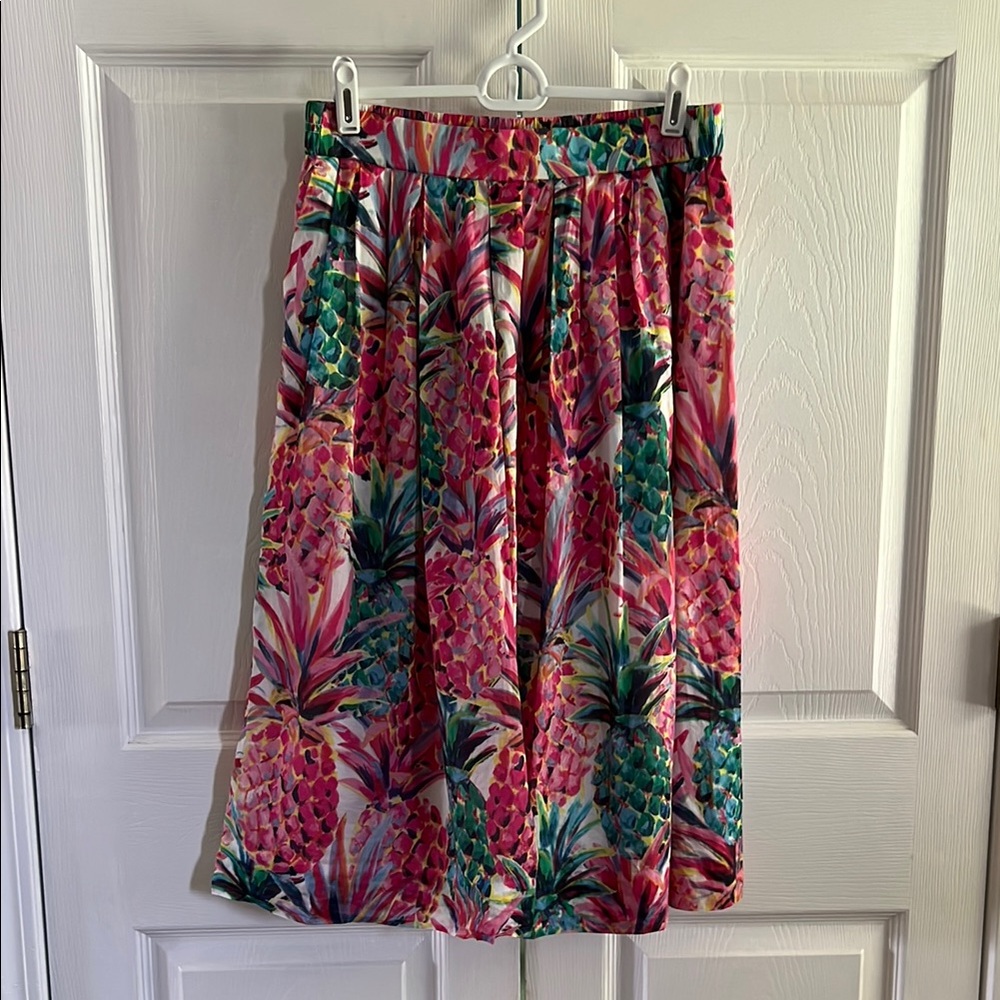 J. Crew Pineapple Print Skirt